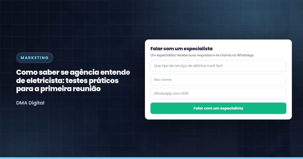 Formulário de diagnóstico da DMA